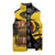 Germany Christmas Sleeveless Puffer Jacket with Bear Boar Otter Squirrel and Holiday Pattern Design - Wonder Print Shop