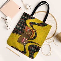 Germany Christmas Tote Bag with Bear Boar Otter Squirrel and Holiday Pattern Design - Wonder Print Shop