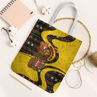 Germany Christmas Tote Bag with Bear Boar Otter Squirrel and Holiday Pattern Design - Wonder Print Shop