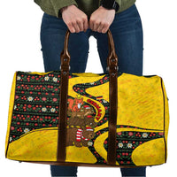 Germany Christmas Travel Bag with Bear Boar Otter Squirrel and Holiday Pattern Design - Wonder Print Shop