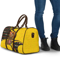 Germany Christmas Travel Bag with Bear Boar Otter Squirrel and Holiday Pattern Design - Wonder Print Shop