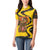 Germany Christmas Women Polo Shirt with Bear Boar Otter Squirrel and Holiday Pattern Design - Wonder Print Shop