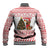 Germany Christmas Baseball Jacket with German Shepherd Dog Gingerbread Tree and Red Holiday Pattern - Wonder Print Shop
