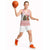 Germany Christmas Basketball Jersey with German Shepherd Dog Gingerbread Tree and Red Holiday Pattern - Wonder Print Shop