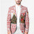 Germany Christmas Blazer with German Shepherd Dog Gingerbread Tree and Red Holiday Pattern - Wonder Print Shop
