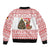 Germany Christmas Bomber Jacket with German Shepherd Dog Gingerbread Tree and Red Holiday Pattern - Wonder Print Shop
