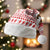 Germany Christmas Santa Hat with German Shepherd Dog Gingerbread Tree and Red Holiday Pattern - Wonder Print Shop
