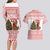 Germany Christmas Couples Matching Long Sleeve Bodycon Dress and Hawaiian Shirt with German Shepherd Dog Gingerbread Tree and Red Holiday Pattern - Wonder Print Shop