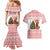 Germany Christmas Couples Matching Mermaid Dress and Hawaiian Shirt with German Shepherd Dog Gingerbread Tree and Red Holiday Pattern - Wonder Print Shop