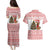 Germany Christmas Couples Matching Puletasi and Hawaiian Shirt with German Shepherd Dog Gingerbread Tree and Red Holiday Pattern - Wonder Print Shop