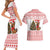Germany Christmas Couples Matching Short Sleeve Bodycon Dress and Hawaiian Shirt with German Shepherd Dog Gingerbread Tree and Red Holiday Pattern - Wonder Print Shop