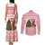 Germany Christmas Couples Matching Tank Maxi Dress and Long Sleeve Button Shirt with German Shepherd Dog Gingerbread Tree and Red Holiday Pattern - Wonder Print Shop