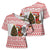 Germany Christmas Cross Shoulder Shirt with German Shepherd Dog Gingerbread Tree and Red Holiday Pattern - Wonder Print Shop