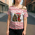 Germany Christmas Cross Shoulder Shirt with German Shepherd Dog Gingerbread Tree and Red Holiday Pattern - Wonder Print Shop