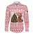 Germany Christmas Family Matching Long Sleeve Bodycon Dress and Hawaiian Shirt with German Shepherd Dog Gingerbread Tree and Red Holiday Pattern - Wonder Print Shop