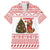 Germany Christmas Family Matching Mermaid Dress and Hawaiian Shirt with German Shepherd Dog Gingerbread Tree and Red Holiday Pattern - Wonder Print Shop
