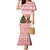 Germany Christmas Family Matching Mermaid Dress and Hawaiian Shirt with German Shepherd Dog Gingerbread Tree and Red Holiday Pattern - Wonder Print Shop