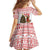 Germany Christmas Family Matching Off The Shoulder Long Sleeve Dress and Hawaiian Shirt with German Shepherd Dog Gingerbread Tree and Red Holiday Pattern - Wonder Print Shop