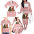 Germany Christmas Family Matching Off The Shoulder Long Sleeve Dress and Hawaiian Shirt with German Shepherd Dog Gingerbread Tree and Red Holiday Pattern - Wonder Print Shop