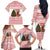 Germany Christmas Family Matching Off The Shoulder Long Sleeve Dress and Hawaiian Shirt with German Shepherd Dog Gingerbread Tree and Red Holiday Pattern - Wonder Print Shop