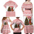 Germany Christmas Family Matching Off Shoulder Maxi Dress and Hawaiian Shirt with German Shepherd Dog Gingerbread Tree and Red Holiday Pattern - Wonder Print Shop