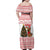 Germany Christmas Family Matching Off Shoulder Maxi Dress and Hawaiian Shirt with German Shepherd Dog Gingerbread Tree and Red Holiday Pattern - Wonder Print Shop