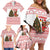 Germany Christmas Family Matching Off Shoulder Short Dress and Hawaiian Shirt with German Shepherd Dog Gingerbread Tree and Red Holiday Pattern - Wonder Print Shop
