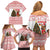 Germany Christmas Family Matching Off Shoulder Short Dress and Hawaiian Shirt with German Shepherd Dog Gingerbread Tree and Red Holiday Pattern - Wonder Print Shop