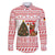 Germany Christmas Family Matching Puletasi and Hawaiian Shirt with German Shepherd Dog Gingerbread Tree and Red Holiday Pattern - Wonder Print Shop