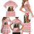 Germany Christmas Family Matching Short Sleeve Bodycon Dress and Hawaiian Shirt with German Shepherd Dog Gingerbread Tree and Red Holiday Pattern - Wonder Print Shop