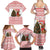 Germany Christmas Family Matching Summer Maxi Dress and Hawaiian Shirt with German Shepherd Dog Gingerbread Tree and Red Holiday Pattern - Wonder Print Shop