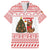 Germany Christmas Family Matching Tank Maxi Dress and Hawaiian Shirt with German Shepherd Dog Gingerbread Tree and Red Holiday Pattern - Wonder Print Shop