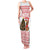 Germany Christmas Family Matching Tank Maxi Dress and Hawaiian Shirt with German Shepherd Dog Gingerbread Tree and Red Holiday Pattern - Wonder Print Shop
