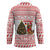 Germany Christmas Hockey Jersey with German Shepherd Dog Gingerbread Tree and Red Holiday Pattern - Wonder Print Shop