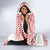 Germany Christmas Hooded Blanket with German Shepherd Dog Gingerbread Tree and Red Holiday Pattern - Wonder Print Shop