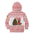 Germany Christmas Kid Hoodie with German Shepherd Dog Gingerbread Tree and Red Holiday Pattern - Wonder Print Shop