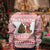 Germany Christmas Kid Ugly Christmas Sweater with German Shepherd Dog Gingerbread Tree and Red Holiday Pattern - Wonder Print Shop