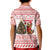 Germany Christmas Kid Polo Shirt with German Shepherd Dog Gingerbread Tree and Red Holiday Pattern - Wonder Print Shop