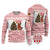 Germany Christmas Ugly Christmas Sweater with German Shepherd Dog Gingerbread Tree and Red Holiday Pattern - Wonder Print Shop