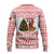 Germany Christmas Ugly Christmas Sweater with German Shepherd Dog Gingerbread Tree and Red Holiday Pattern - Wonder Print Shop