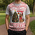 Germany Christmas Knitted V-Neck Vest with German Shepherd Dog Gingerbread Tree and Red Holiday Pattern - Wonder Print Shop