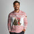 Germany Christmas Long Sleeve Polo Shirt with German Shepherd Dog Gingerbread Tree and Red Holiday Pattern - Wonder Print Shop