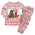 Germany Christmas Pajama Set with German Shepherd Dog Gingerbread Tree and Red Holiday Pattern - Wonder Print Shop