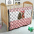 Germany Christmas Quilt with German Shepherd Dog Gingerbread Tree and Red Holiday Pattern - Wonder Print Shop