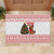 Germany Christmas Rubber Doormat with German Shepherd Dog Gingerbread Tree and Red Holiday Pattern - Wonder Print Shop