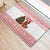 Germany Christmas Rubber Doormat with German Shepherd Dog Gingerbread Tree and Red Holiday Pattern - Wonder Print Shop