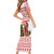 Germany Christmas Short Sleeve Bodycon Dress with German Shepherd Dog Gingerbread Tree and Red Holiday Pattern - Wonder Print Shop