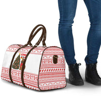 Germany Christmas Travel Bag with German Shepherd Dog Gingerbread Tree and Red Holiday Pattern - Wonder Print Shop