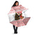 Germany Christmas Umbrella with German Shepherd Dog Gingerbread Tree and Red Holiday Pattern - Wonder Print Shop