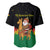 Bolivia Christmas Baseball Jersey with Santa Claus Llama Andean Outfit and Festive Tree Design - Wonder Print Shop